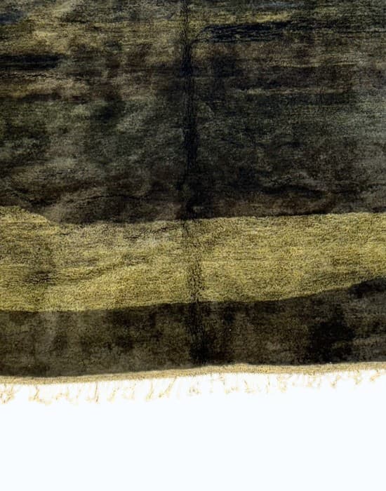 Close-up of Hb3543 showing the Berber knot in natural Atlas Mountain wool