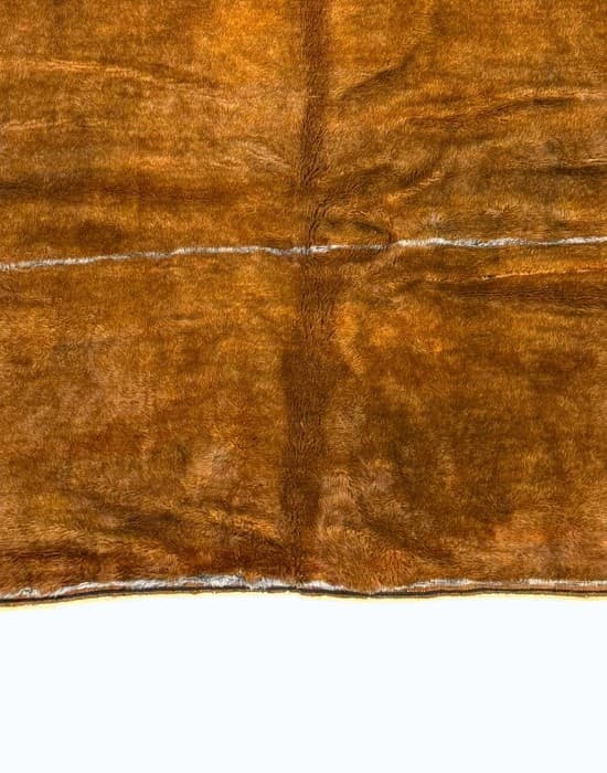 Close-up of Hb3728 showing the Berber knot in natural Atlas Mountain wool