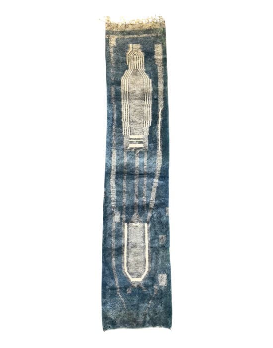 Olive Stripe (Kil4858) — Vintage Rugs Collection - Soufiane Zarib