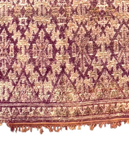 Close-up detail of Kil4964, Indigo Trace 1 - Soufiane Zarib