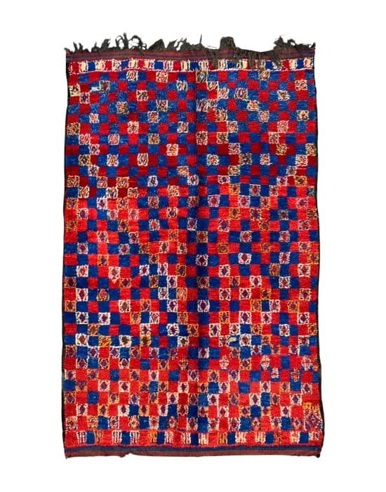Checker Trail (Kil4984) — Vintage Rugs Collection - Soufiane Zarib